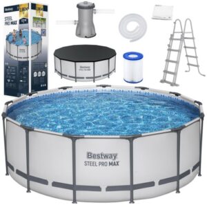 Bestway basen stelażowy 396x122cm 7w1 pokrywa pompa drabinka 5618W
